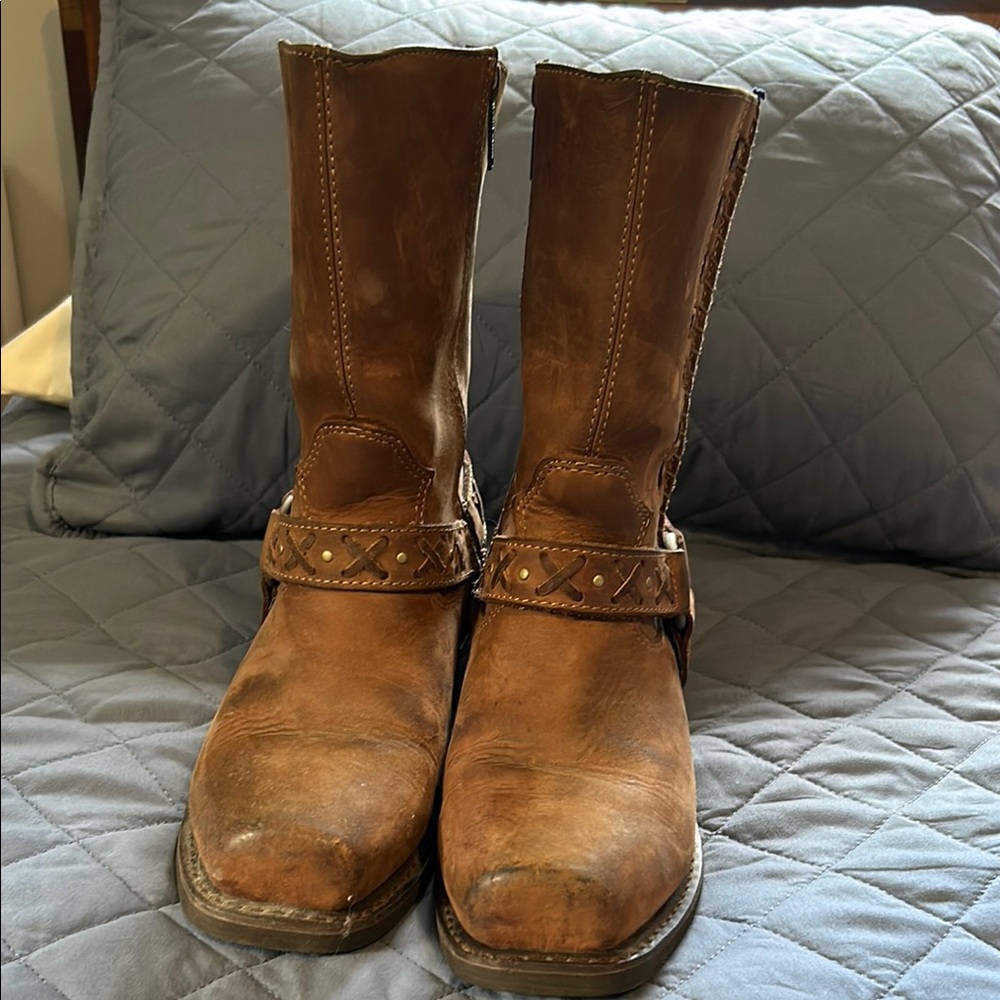 Harley-Davidson Brown Combat & Moto Boots